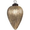 Clayre & Eef 6GL4364M Adorno de Navidad color oro Ø 9x14 cm