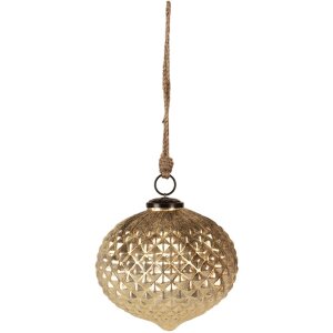 Clayre & Eef 6GL4365M Adorno de Navidad color oro...