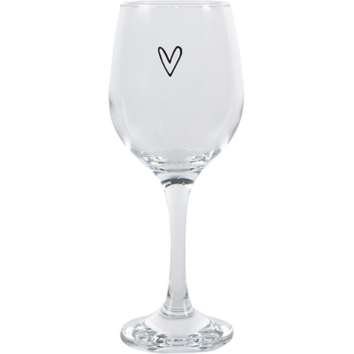 Clayre & Eef 6GL4400 Copa de vino transparente Ø 8x17 cm 250 ml