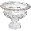 Clayre & Eef 6GL4413 Cuenco Vidrio Transparente Ø 25x21 cm