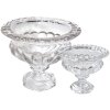 Clayre & Eef 6GL4416 Cuenco Vidrio Transparente Ø 19x15 cm