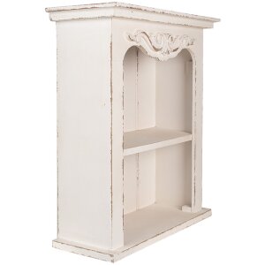 Clayre & Eef 6H2306 Estante de Pared Blanco 51x20x56 cm