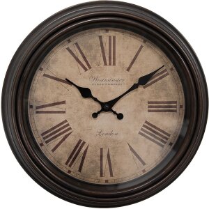 Clayre & Eef 6KL0808 Reloj de Pared Marrón...