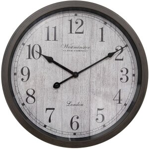 Clayre & Eef 6KL0811 Reloj de Pared Marrón...