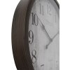 Clayre & Eef 6KL0811 Reloj de Pared Marrón Gris Ø 40x4 cm - 1xAA