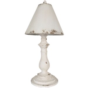Clayre & Eef 6LMP787 Sobremesa Blanco Ø 26x55...
