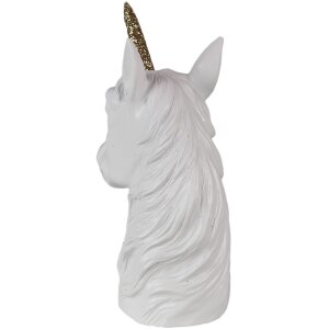 Clayre & Eef 6PR3892 Decoración Unicornio 12x6x15 cm