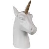 Clayre & Eef 6PR3892 Decoración Unicornio 12x6x15 cm