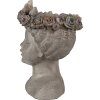 Clayre & Eef 6PR3896 Macetero Interior Gris 22x20x26 cm