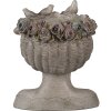 Clayre & Eef 6PR3896 Macetero Interior Gris 22x20x26 cm