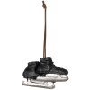 Clayre & Eef 6PR3916 Percha Patines Negro, Color Plata 10x4x6 cm