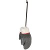 Clayre & Eef 6PR3917 Manoplas Colgantes Gris 8x5x9 cm
