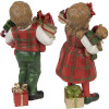 Clayre & Eef 6PR3920 Decoración Niños Rojo, Verde 7x6x13 - 7x5x13 cm (2 piezas)