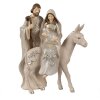 Clayre & Eef 6PR3929 Decoración de Navidad Grupo de Navidad Beige 24x16x32 cm