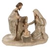 Clayre & Eef 6PR3930 Decoración de Navidad Grupo de Navidad Beige 27x13x23 cm
