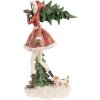 Clayre & Eef 6PR3942 Decoración Niña Rojo Verde 25x17x43 cm