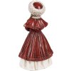 Clayre & Eef 6PR3943 Decoración Niña Rojo 9x7x17 cm