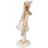 Clayre & Eef 6PR3945 Decoración Niña Rosa Blanco 13x9x21 cm