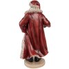 Clayre & Eef 6PR3951 Decoración Navideña Estatua Papá Noel Rojo 18x14x33 cm