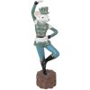 Clayre & Eef 6PR3961 Ratón Decorativo Azul 8x7x26 cm