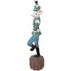 Clayre & Eef 6PR3961 Ratón Decorativo Azul 8x7x26 cm