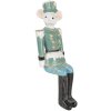Clayre & Eef 6PR3963 Ratón Decorativo Azul 10x7x19 cm