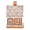 Clayre & Eef 6PR3974 Decoración Casa con LED Marrón 13x13x18 cm- 3xAAA