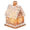 Clayre & Eef 6PR3974 Decoración Casa con LED Marrón 13x13x18 cm- 3xAAA