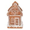 Clayre & Eef 6PR3975 Decoración Casa con LED Marrón 15x12x17 cm- 3xAAA