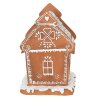 Clayre & Eef 6PR3975 Decoración Casa con LED Marrón 15x12x17 cm- 3xAAA