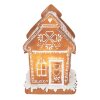 Clayre & Eef 6PR3975 Decoración Casa con LED Marrón 15x12x17 cm- 3xAAA