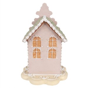 Clayre & Eef 6PR3976 Decoración Casa Rosa 13x13x20 cm Poliresina