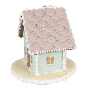 Clayre & Eef 6PR3977 Decoración Casa Azul 13x13x12 cm