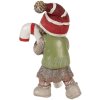 Clayre & Eef 6PR3986 Decoración Niño Poliresina Verde 13x8x18 cm