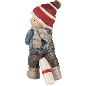 Clayre & Eef 6PR3987 Decoración Niño Azul 13x8x18 cm