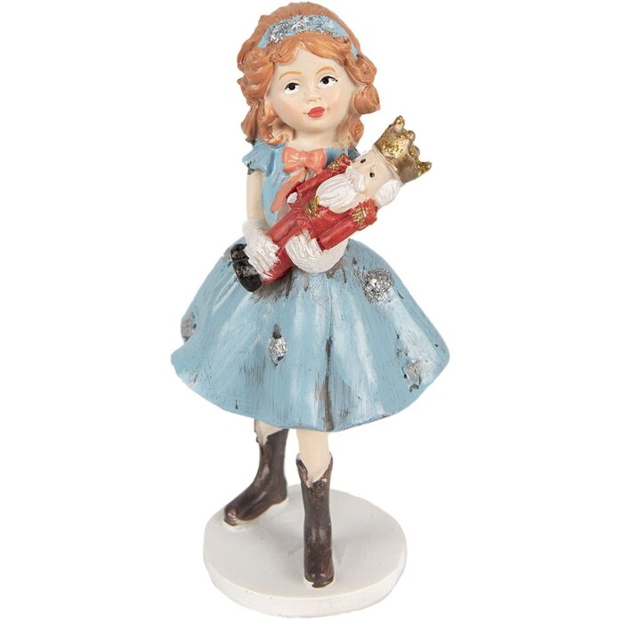 Clayre & Eef 6PR3988 Decoración Niño Azul 7x6x12 cm