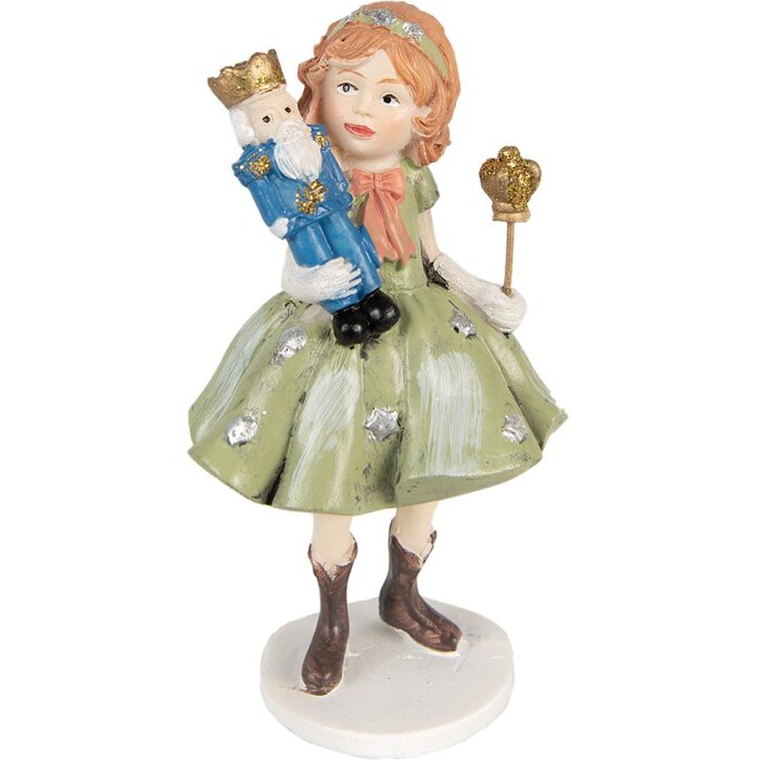 Clayre & Eef 6PR3990 Decoración Niño Verde 7x6x12 cm