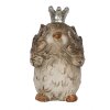 Clayre & Eef 6PR3993 Pájaro Decorativo Beige 7x5x8 cm