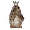 Clayre & Eef 6PR3994 Pájaro Decorativo Beige 7x6x9 cm