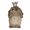 Clayre & Eef 6PR3995 Pájaro Decorativo Beige 7x5x8 cm