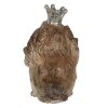 Clayre & Eef 6PR3995 Pájaro Decorativo Beige 7x5x8 cm