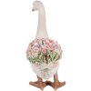 Clayre & Eef 6PR4896 Decoración Ganso Blanco Rosa 37x22x45 cm