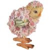 Clayre & Eef 6PR4897 Decorativo Pollito Rosa Amarillo 11x11x14 cm