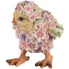 Clayre & Eef 6PR4897 Decorativo Pollito Rosa Amarillo 11x11x14 cm