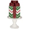Clayre & Eef 6PR4905 Decoración Regalo Verde Rojo 14x14x24 cm