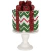 Clayre & Eef 6PR4905 Decoración Regalo Verde Rojo 14x14x24 cm
