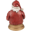 Clayre & Eef 6PR4908 Decoración Navideña Estatua Papá Noel Rojo 22x18x29 cm