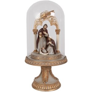 Clayre & Eef 6PR4947 Campana de vidrio decorativa...