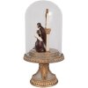 Clayre & Eef 6PR4947 Campana de vidrio decorativa dorada Ø 14x29 cm