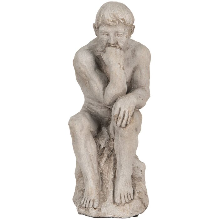 Clayre & Eef 6TE0493 Decoración Hombre Gris 16x12x31 cm